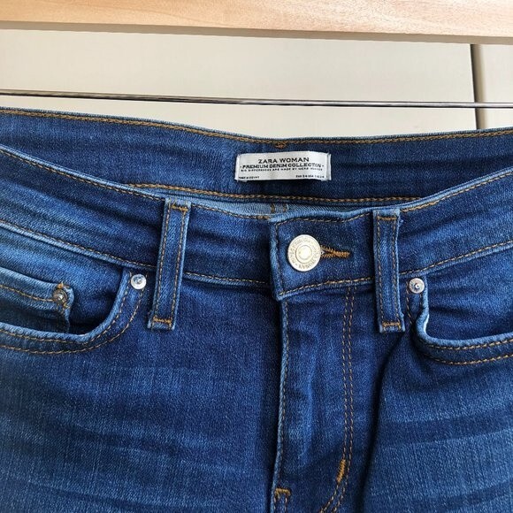 Zara Jeans - Blue - Size 24 - Picture 9 of 11
